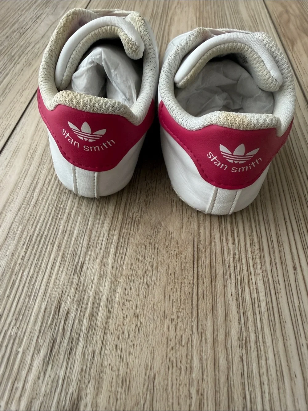 Adidas baby White & Red Classic Leather Sneaker
